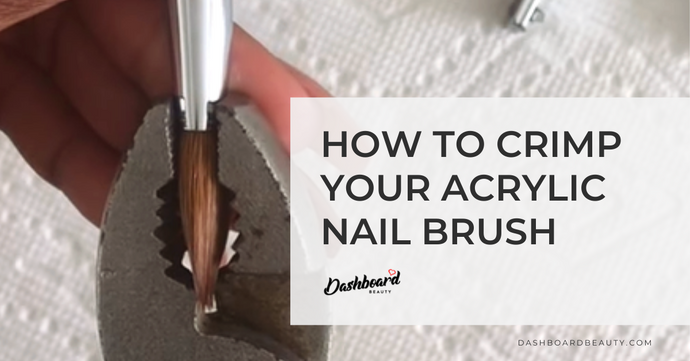 How To Crimp Your Acrylic Nail Brush