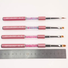 ArtSecret Pro Nail Brushes - Perfect 3D Tips & UV Gel Application