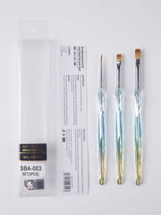 ArtSecret 3PCS Pro Nail Brush Set - Perfect Precision for Manicures