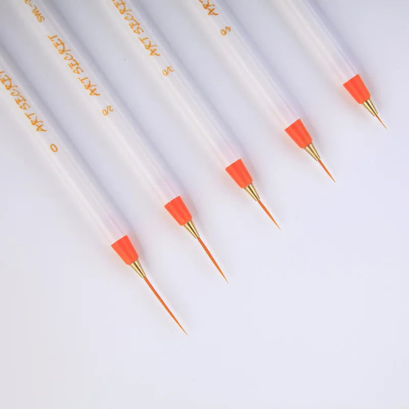 ArtSecret High-Grade French Manicure Nail Art Brush Set - 5pcs