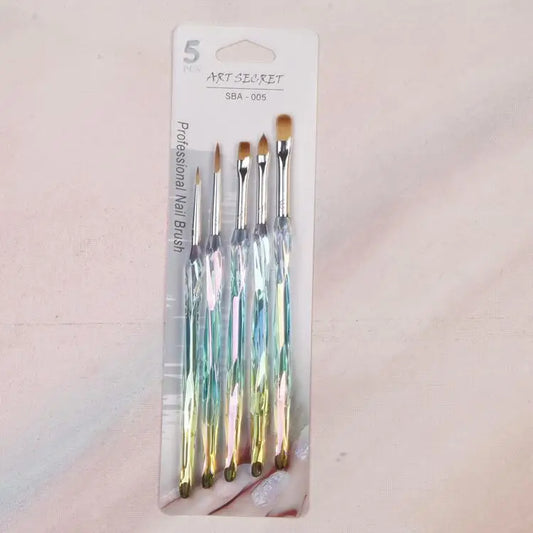 ArtSecret Nail Brush Set: Perfect UV Gel & Acrylic Art Tool