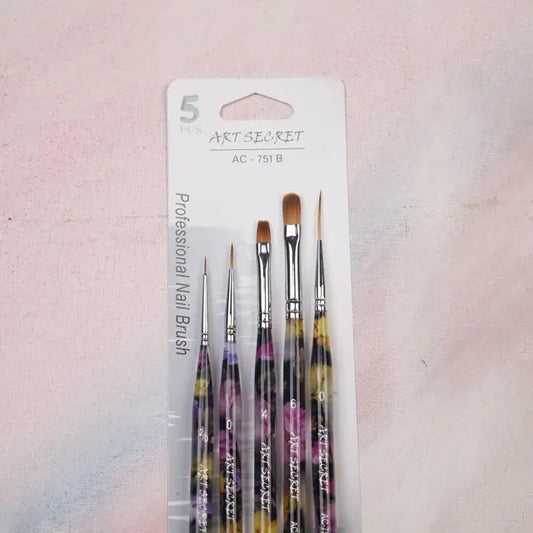 ArtSecret French Nail Brush Set - Premium Korea Synthetic Hair