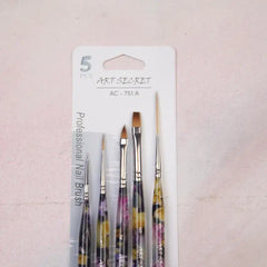 ArtSecret French Nail Brush Set - Premium Korea Synthetic Hair