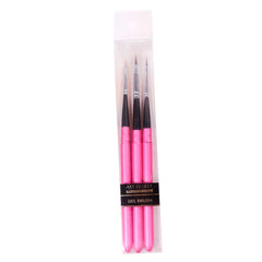 ArtSecret Pro Nail Art Gel Brush Set - High Quality, Precise Results