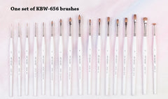 ArtSecret Pro Nail Art Brush Set - Anti-Drop Sable Hair