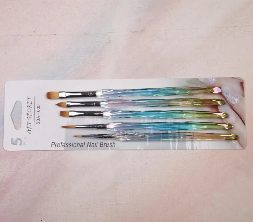 ArtSecret Nail Brush Set: Perfect UV Gel & Acrylic Art Tool