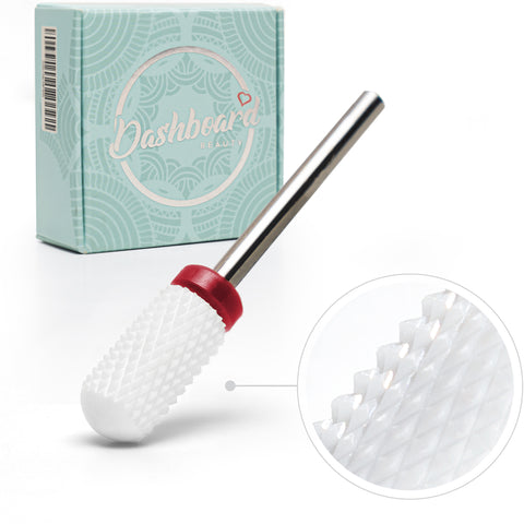 Premium Ceramic Nail Drill Bit - Precision & Durability for Perfect Nails - Dashboard Beauty